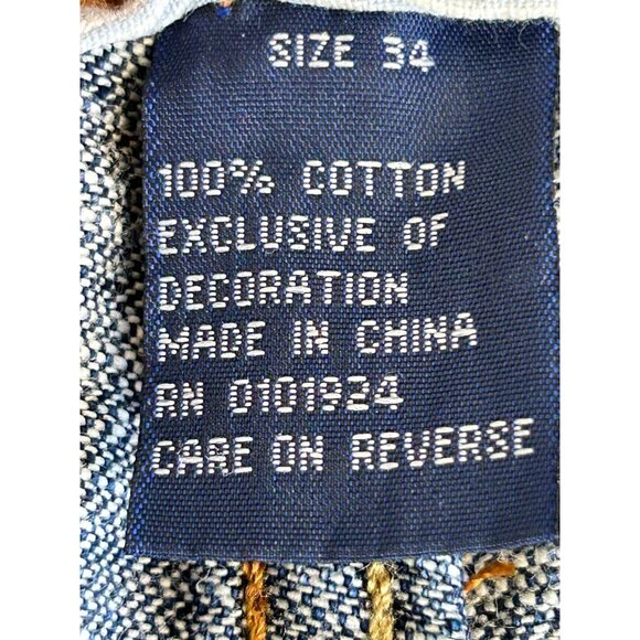 English Laundry Men's Button Fly Straight Leg Jeans - Sz 34 - Picture 7 of 9